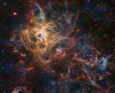 Kerykejon - Wyk. ESO, Hubble Tarantula Treasury

Mgławica Tarantula (NGC 2070) - 24...