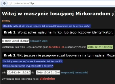 daedalus_pl - Losowanie zakończone. Szczęśliwcem okazał się @diabejohn. Gratulacje. D...