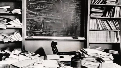 petex - Biurko Alberta Einsteina godzinę po jego śmierci
#ciekawostki #historia #fot...