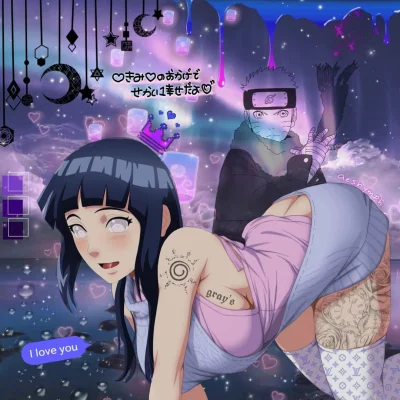 k.....i - #animesthetic #aesthetic #randomanimeshit #hinatahyuuga #naruto #anime