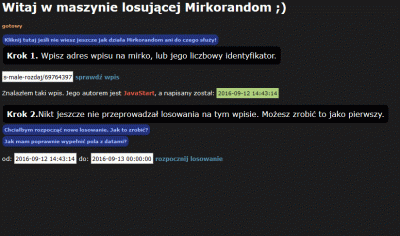 JavaStart - Gratulacje @lukaszpelikan zgłoś się na prv w celu odebrania nagrody :)