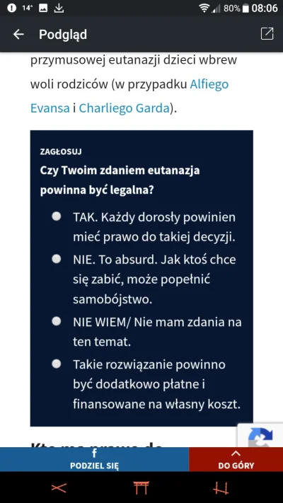 LechvsPrimvs - Widze ze połowa z was tego nie czytała, btw zabawna sonda na dole arty...