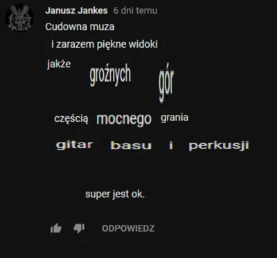 padobar - #januszjankes 
W odcinku 8. mamy singiel z czymś na kształt teledysku. Jak...