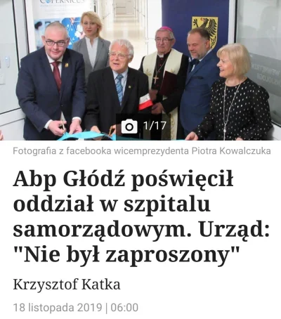 PreczzGlowna - Głódź bez zaproszenia wpadł na otwarcie oddziału szpitalnego xD

#beka...