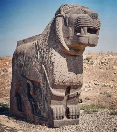 myrmekochoria - Posąg lwa, Hetyci 1300 rok przed naszą erą. 

#smoczautopia - Tag d...