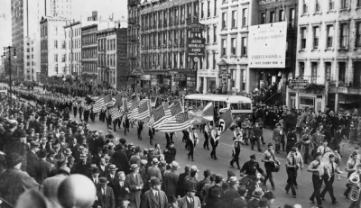 bastex - W USA nie było lepiej. Tutaj parada nazistów na Manhattanie... w 1939 r.
