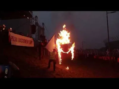 Igoras - Na Marszu Niepodległości spłonęły flagi z logo Facebooka - "Polska przeciw k...