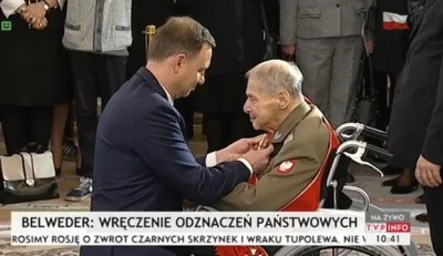 Behemoth- - Prezydent odznaczył Krzyżem Wielkim Orderu Odrodzenia Polski generała w s...