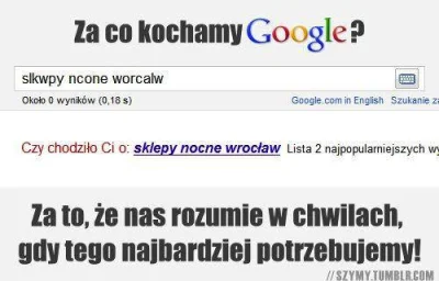 seboxtc - Przecież google doskonale rozumie potrzeby Polaków: