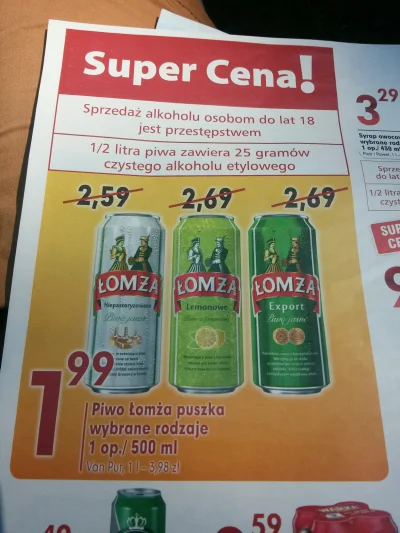 pogop - Prawilna oferta na lemonowe od 5 sierpnia w Piotrze i Pawle

#lomza #piwo #os...