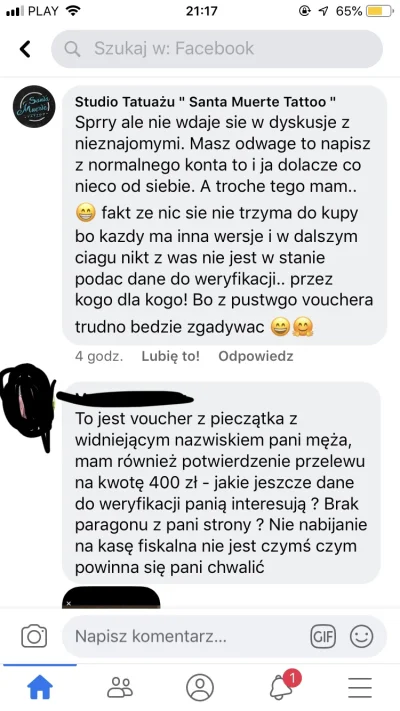 JurekWonsik - @kt13: Tu dalsza korespondencja w innej opinii