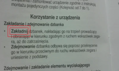 sznytka - ZAKŁADNIJ - czy to znaczy weź jako zakładnika..?

Instrukcja obsługi wycisk...