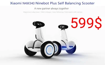 sebekss - Tylko 599$ za Xiaomi Ninebot Plus Electric Self Balancing Scooter
Świetna ...