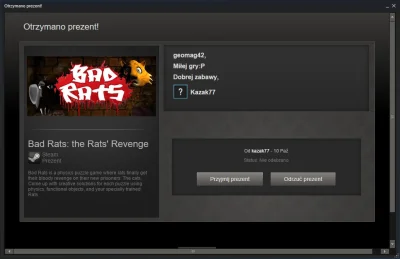 g.....2 - #steam #badrats #chorobyweneryczne 
#pcmasterrace 

SPOILER