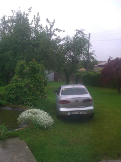 Kundzio1500 - Mirki co robić jak #deszcz za oknem, a mi się nudzi? Umyć auto? #seat #...