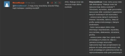 M.....0 - Według #moderacja kazanie komuś "zamknąć mordę" nie jest atakowaniem i nie ...