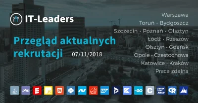 IT-Leaderspl2018 - Cześć i czołem !!!

Środę rozpoczynamy od przeglądu naszych ofer...