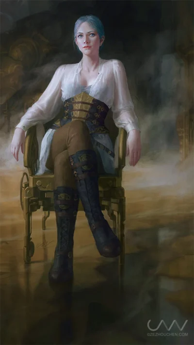 Procyon95 - Fei - autor Zezhou Chen
#digitalpainting #art trochę #steampunk