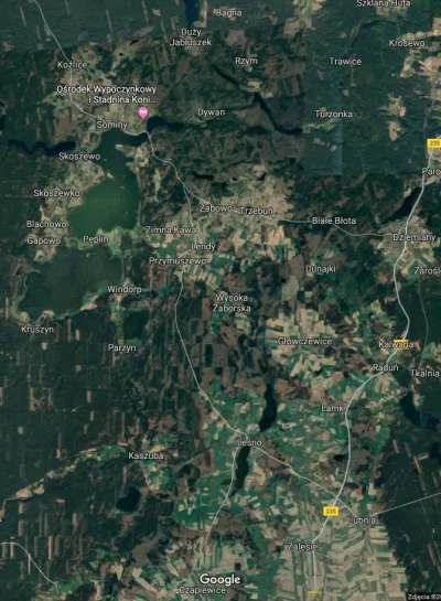 EtaCarinae - #polska #kaszuby Są zdjęcia satelitarne zeszłorocznej nawałnicy na Kaszu...