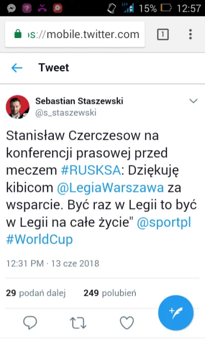 V.....o - Stasiu Czerczesow!
klask x6
Stasiu Czerczesow!
klask x6

#pilkanozna #...