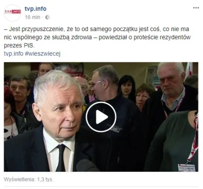 saakaszi - Kaczyński o proteście: 
 Jest przypuszczenie, że to od samego początku jes...
