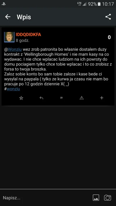 OttoVonAnus - @konnektor ten typ to w ogóle żyje w swojej alternatywnej rzeczywistośc...