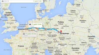 bslawek - nareszcie na miejscu #antwerpia #pracbaza 9h w 1238km ##!$%@? ostatni raz j...