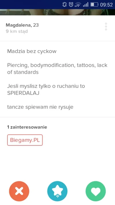 aquarel - A o czym innym mam myslec wchodzac na #tinder jak nie o ruchaniu? #logikaro...