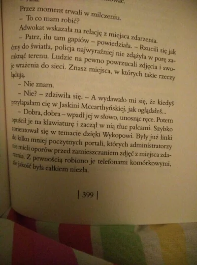 biuna - No, ale Wykopu w książce to się nie spodziewałam. :D 

Remigiusz Mróz - Zagin...