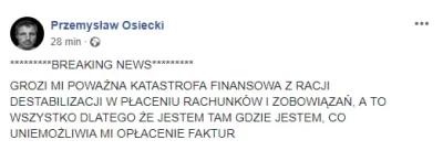 M.....4 - Ktos mi powie o co temu Osieckiemu chodzi? Do wiezienia idzie czy jak?
#da...