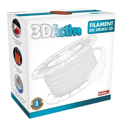 konto_zielonki - Filament czarny do drukarki 3D, PLA 1,75mm, 1,1kg za 40zł + 2 monety...