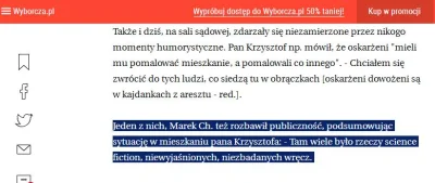 s.....y - Wypowiedź członka bandy bandyckiej, Marka Ch. Mumie widział?
Cały artykuł ...