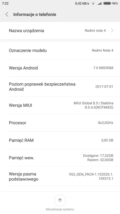 dead897 - #xiaomi #redminote4 

Wstaje a tu aktualizacja do nougata. 

Polecam.