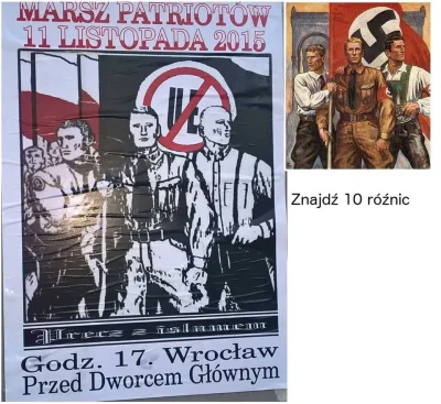 WujekRada - Polscy narodowcy XD

Koszulka z Marksem = zle
Hitler = dobrze 
 #bekazpra...