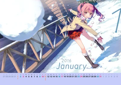 Jarzyna - Kalendarz na nowy rok od ilustratorki #lightnovel #HentaiOujitoWarawanaiNek...