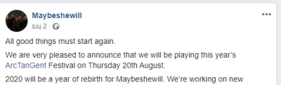 6thsurvivor - Maybeshewill ogłosiło reboot, prace nad nową płyta i obecność na arctan...