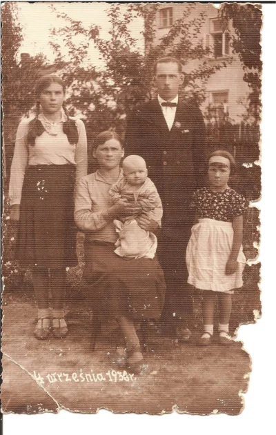 Mehaty - Pradziadek z rodziną na zdjęciu z 1938r (po prawej moja babcia)