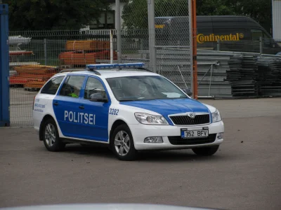 johanlaidoner - Skoda Octavia estońskiej policji. Zdjęcie wysokiej jakości.
#Estonia...