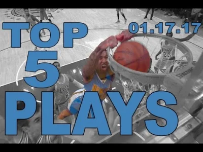 marsellus1 - #nba #nbaseason2017 #top10 #top5 #koszykowka #sport
Top 5 NBA Plays: 17...