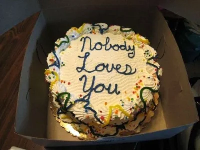 Blaskun - @sagan_: Swoją drogą lepszy taki tort niż ten, który dostałem na swoje osta...