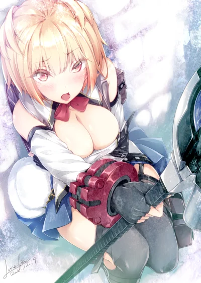 bakayarou - #randomanimeshit #godeater #clairevictorious #oppai #animeart #pixiv #ani...