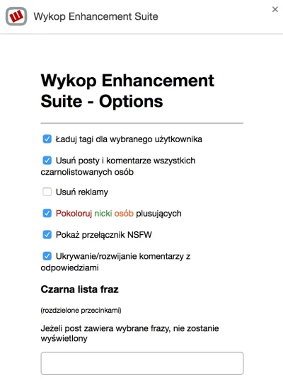 johni4k - #wykop #programowanie #czarnolisto #wes #wykopenhancementsuite #wes #chrome...