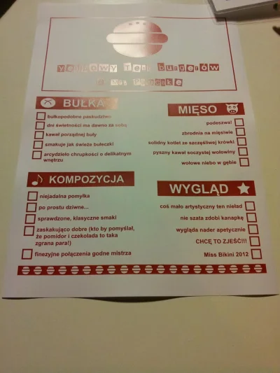 C.....W - I #yelp.owa ankieta dla uczestników testu. #gastrofaza ;-)