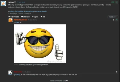WuDwaKa - @wykop: A dlaczemu ten system nie łapie tego przy aktywnych wpisach? Tak ja...