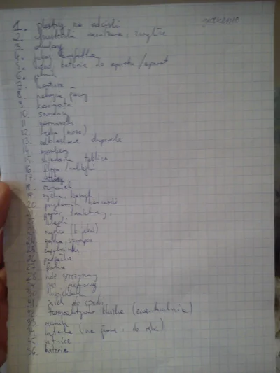 b.....s - @informatyk-poznan: Robiłem sobie dzisiaj listę i przystąpiłem do zakupów. ...