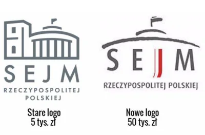 yazhubal - Stare logo sejmu vs nowe
#heheszki albo i nie, #design , #logo #projektow...