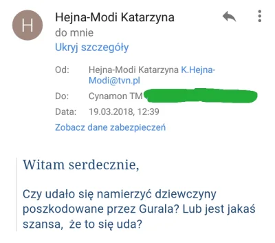 C.....M - Dostałem to dzisiaj rano. Jednak po wczorajszym niewypale z Fabianem nie po...