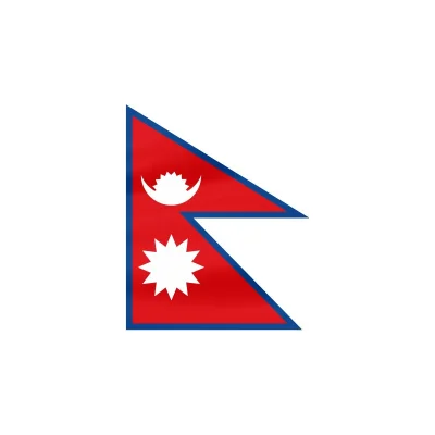 bgjm - Flaga Nepalu jest jedyną na świecie flagą państwową, która nie jest czworokąte...