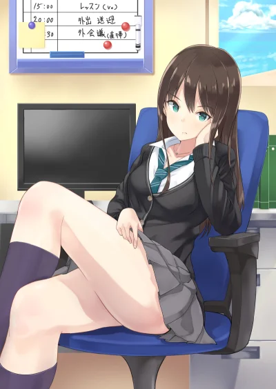 Azur88 - #randomanimeshit #idolmastercinderellagirls #shibuyarin #longhair #blackhair...