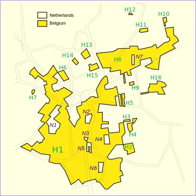Jare_K - Najbardziej pokręcona jest granica Holendersko-Belgijska, gdzie mają dosłown...